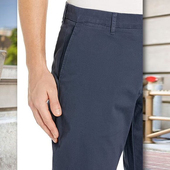 GOODTHREADS Straight-Fit Washed Comfort Stretch Chino Pant NEW WITH TAG!   35x34 - Picture 3 of 9